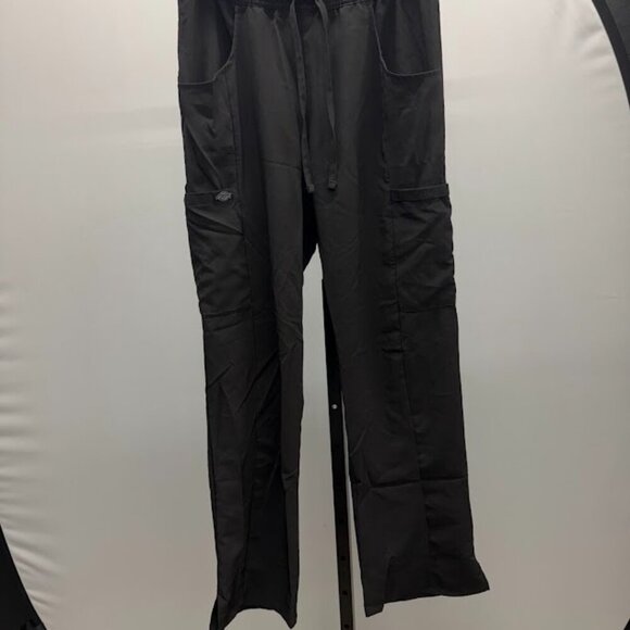 Dickies Black Scrub Bottoms Bundle of 3 - Picture 2 of 5